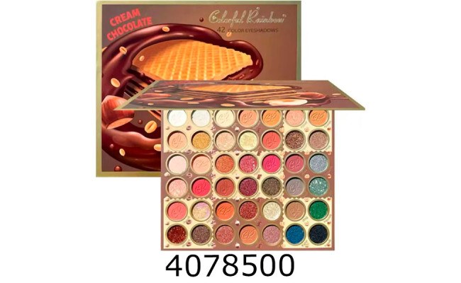 Косметика планшетка Colorful Rainbow CREAM 42 відтінка 2769