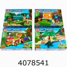 Конструктор Minecraft 89 - 96  дет в пласт. боксі (8) 4 види VDD K097/MG1333