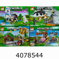 Конструктор Minecraft 211 - 224 дет 4 види (8) LB1133
