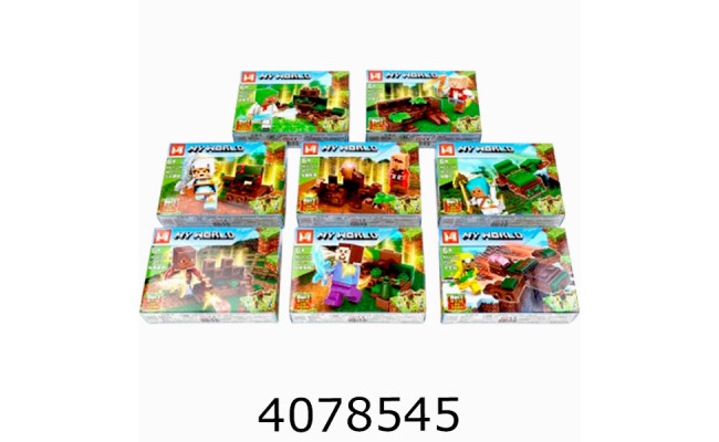 Конструктор Minecraft фігурка 38 - 46 дет. (16) 8 видів VDD K098/MG1132