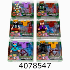 Конструктор Minecraft фігурка  (12) 3 види VDD K0102-19-22