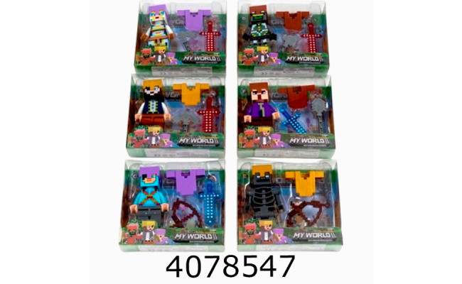 Конструктор Minecraft фігурка  (12) 3 види VDD K0102-19-22