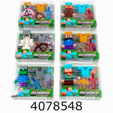 Конструктор Minecraft фігурка (12) VDD K0101-2017-12  3 види VDD K0101-2017