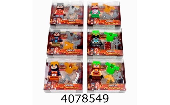 Конструктор Minecraft фігурка (12) 3 види VDD K0100/20-22