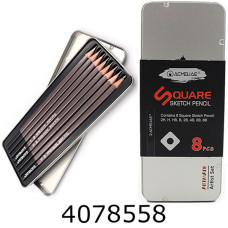 Олівці графіт. 8шт.