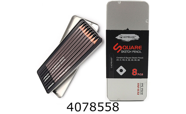 Олівці графіт. 8шт.