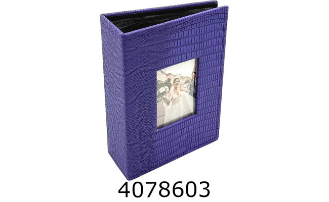 Ф/а 100ф. 10*15см РР46100-2 (рамка шкіра croco)(48) фіолетовий 46100-2