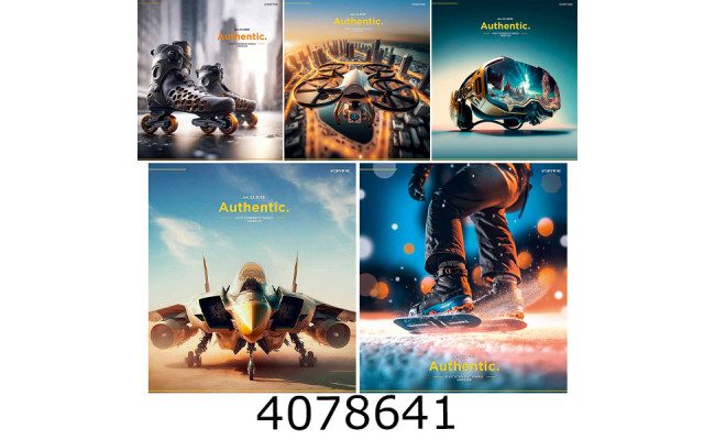 Зошит шк. 96 арк. лін. Школярик Star УФ-лак 