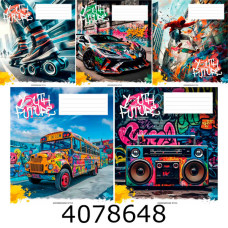 Зошит шк. 36 арк. лін. Школярик Star ВД -лак 