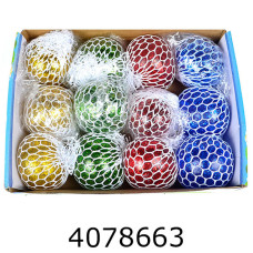 Антистрес орбіз в білій сітці (12/288) 25-162