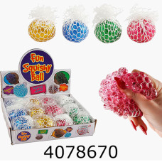 Антистрес орбіз в білій сітці (12/288) 25-89