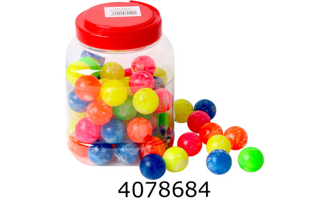 Мяч гумовий пригун 3.2см в банці 