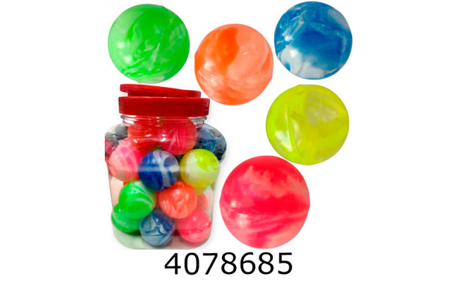 Мяч гумовий пригун 4.5см в банці 