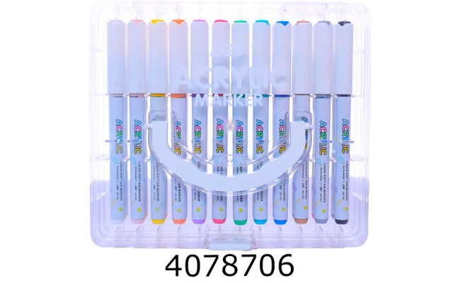 Маркер акрил. набір 24 шт UES-1001-24 (6/24) UES-1001-24