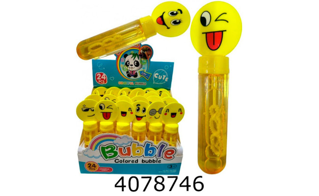 Мильні бульбашки в колбі 