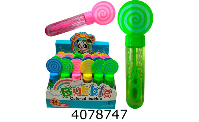 Мильні бульбашки в колбі 