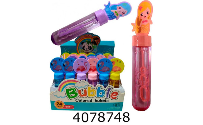 Мильні бульбашки в колбі 