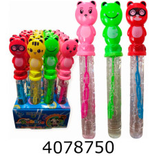 Мильні бульбашки в колбі 