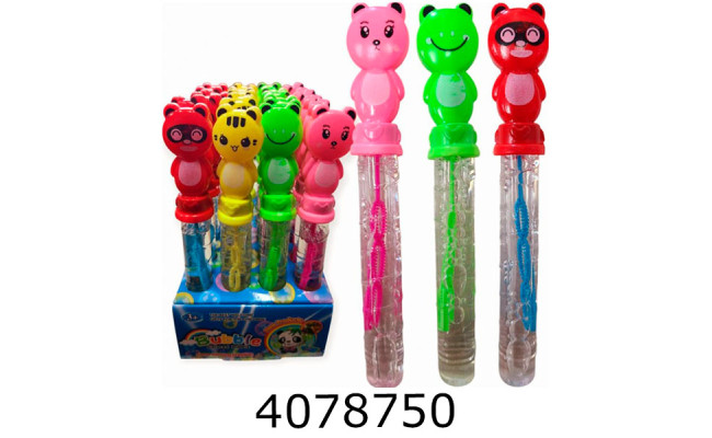 Мильні бульбашки в колбі 