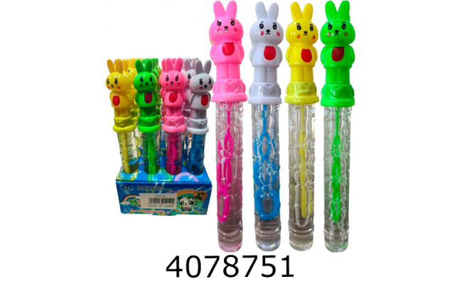 Мильні бульбашки в колбі 