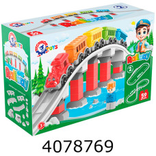 Конструктор залізниця ТехноК (3) 1300