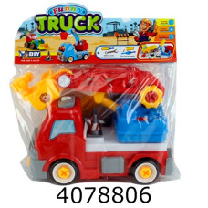 Конструктор з викруткою на шурупах буд. транспорт в кульку (48)) 1410D