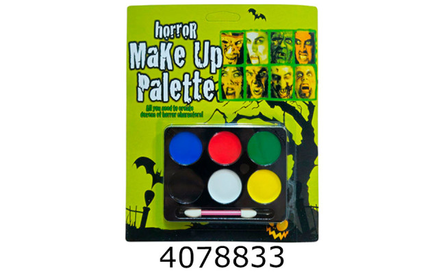 Хелловін. Грим для обличчя 6 кольорів MA26-159