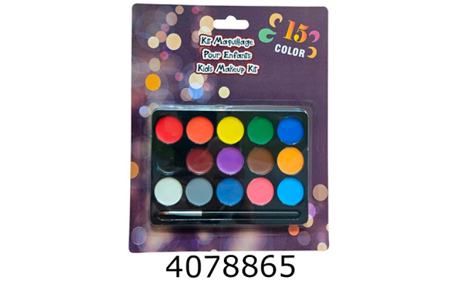 Хелловін. Грим для обличчя 15 кольорів MA26-134/6786