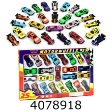 Набір машинок метал. 25шт в коробці см (48) BT-040-25