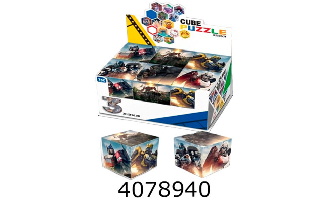 Кубик Рубіка Трансформери 57*57*57 см в коробці (12/360) BT-5260-20