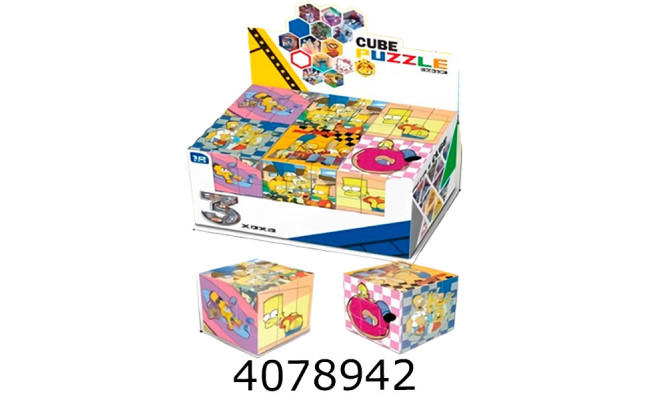 Кубик Рубіка Сімсони 57*57*57 см в коробці (12/360) BT-5260-22