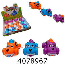 Заводна іграшка Собачка 5 видів в дисплей-боксі (12/432) BT-8700-5