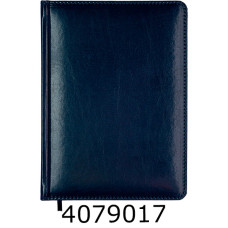 Щоденник А5 недат. Buromax  BRAVO 288 стр.обкл. штучна шкіра/поролон синій (20) BM.20020-02