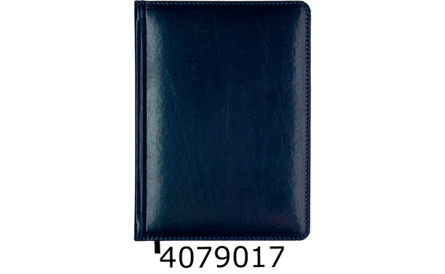 Щоденник А5 недат. Buromax  BRAVO 288 стр.обкл. штучна шкіра/поролон синій (20) BM.20020-02