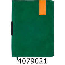 Щоденник А5 недат. Buromax  VERONA 288 стр.обкл.штучна шкіра/поролон зелений BM.20150-04