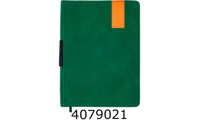 Щоденник А5 недат. Buromax  VERONA 288 стр.обкл.штучна шкіра/поролон зелений BM.20150-04