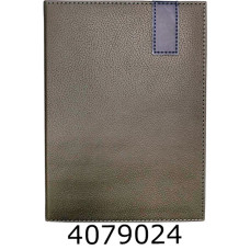 Щоденник А5 недат. Buromax VERTICAL сірий штучна шкіра BM.20160-09