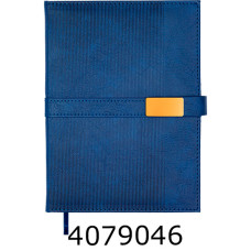 Щоденник А5 недат. Buromax LEROY штучна шкіра синій BM.20780-02