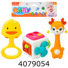 Брязкальце ручне набір 3 шт 9см у пакеті  (72) 508-98