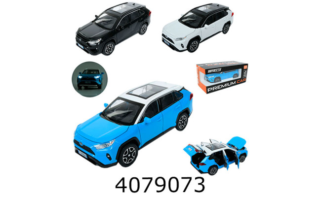 Машинка метал. Автосвіт на батарейках в коробці 3 кольори  (12) AP-1989