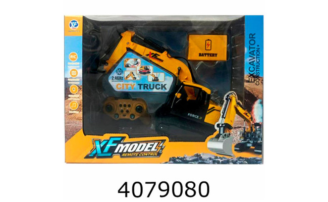 Екскаватор радіо акум. в коробці 42*32*13см (6) 789-414A-1