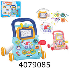 Ходунки - каталка  муз. з досточкою для малювання (12) HB 0041 AB