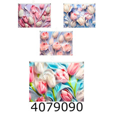 Папка на блискавці А4 зіп тюльпани LL-198 (12) 267057