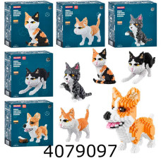 Конструктор в коробці Тварина мікс 5 1390 дет. (18) 16036-7-8-9-43