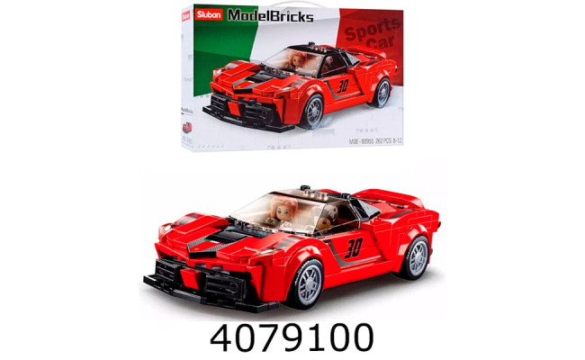 Конструктор Sluban Famous car 262 дет. (24) M38-B0955