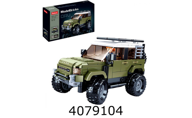 Конструктор SLUBAN Джип 317 дет. (24) M38-B1015