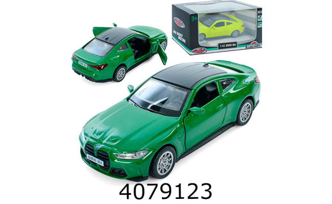 Машинка метал. Автосвіт BMW M4 відкрив. двері 2 кол. 145*7*65см (36) AS-3074