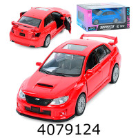 Машинка метал. Subaru WRX STI відкрив. двері 2 кол. 155*7*7см Автосвіт (24/48) AS-3076