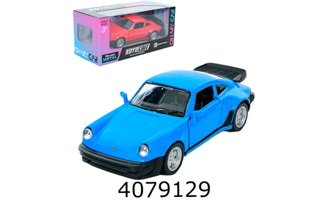 Машинка метал. Автосвіт Porsche 930 Turbo (1975-1989)  відкрив. двері 2 кол. 155*7*7см (24/48) AS-3123