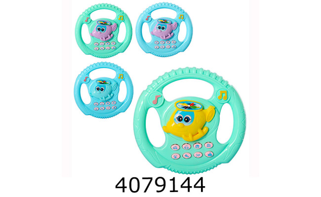 Муз. Руль в кульку мікс кольорів  165*155*4см (60/120) 3280B